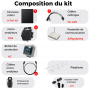 Kit solaire Longi - Autoconsommation 2975W - Avec installation