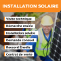 Kit solaire SunPower - Autoconsommation 8925W - Avec installation