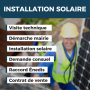 Kit solaire DMEGC - Autoconsommation 3000W - Avec installation