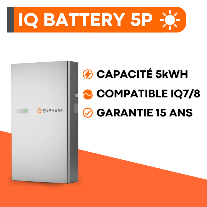 Batterie stockage solaire IQ 3T ou IQ 10T - Enphase