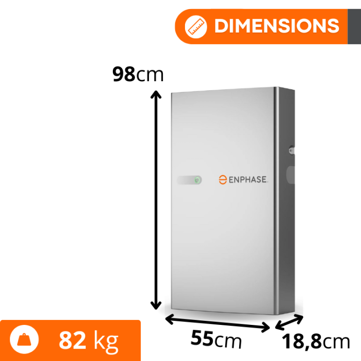 Batterie stockage solaire IQ 3T ou IQ 10T - Enphase