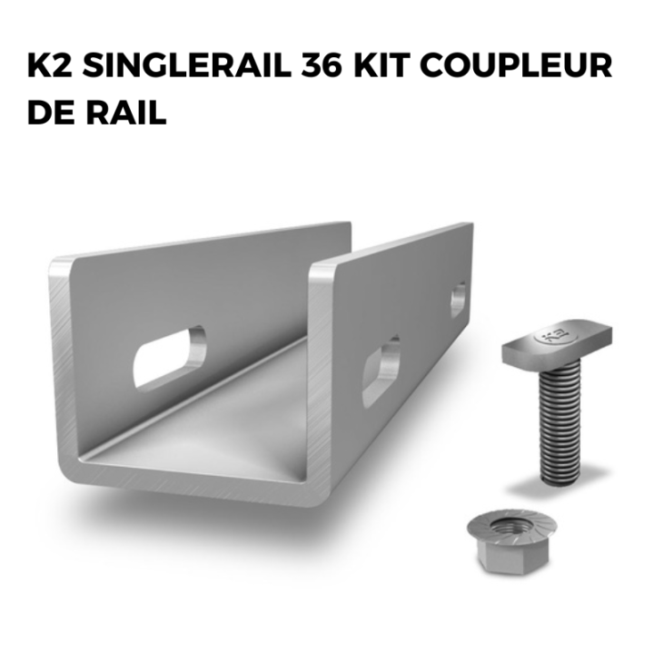Kit fixation panneau solaire pour tuiles écailles - K2