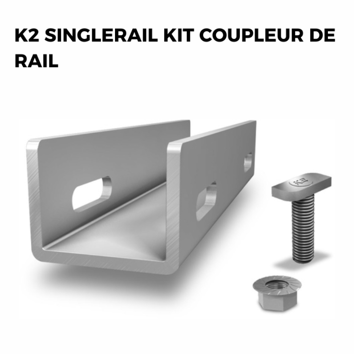 Kit fixation panneau solaire pour tuiles mécaniques - K2