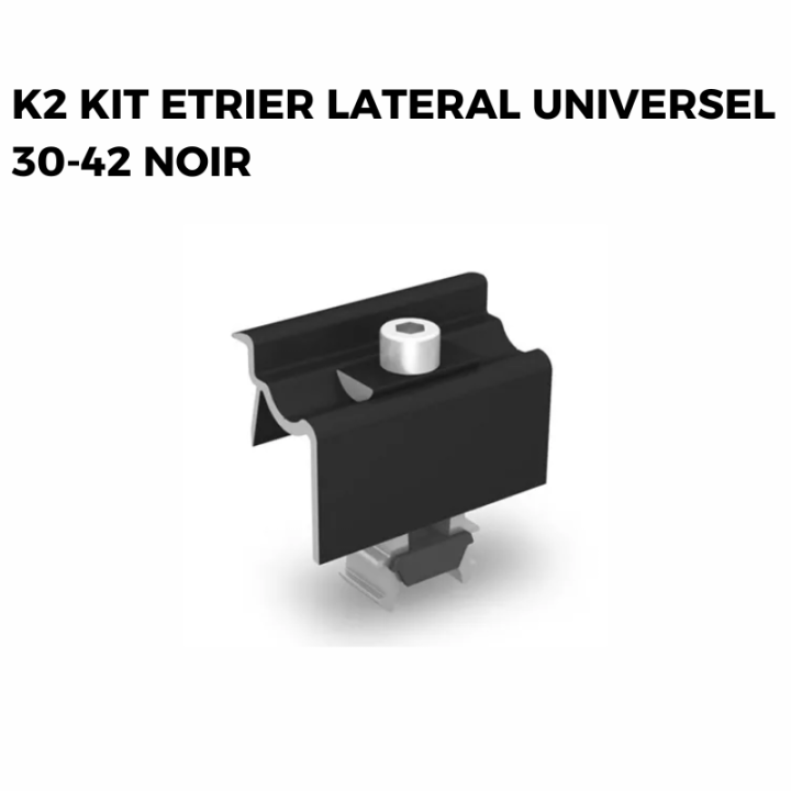 Kit fixation panneau solaire pour tuiles mécaniques - K2