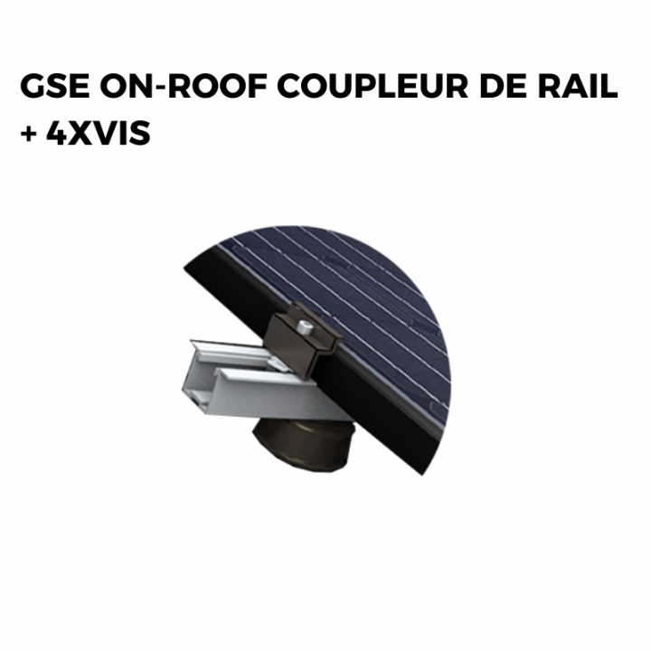 Kit fixation panneau solaire tuiles GSE intégration