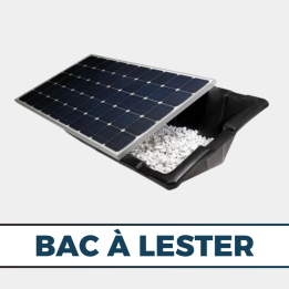 Bac à lester de fixation au sol pour panneaux solaires Consol+ RENUSOL