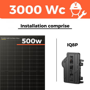 Kit solaire DualSun - Autoconsommation 3000W - Avec installation