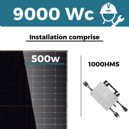 Kit solaire Bourgeois Global avec installation - Autoconsommation de 9000W