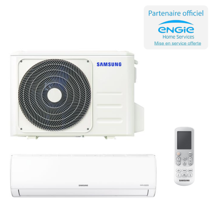 Pompe à chaleur air/air - Avec monosplit - ar35 - R32 - Samsung