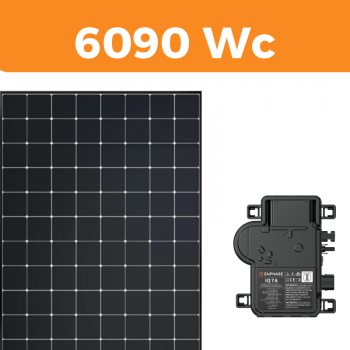 Kit solaire 6090W SunPower pour autoconsommation