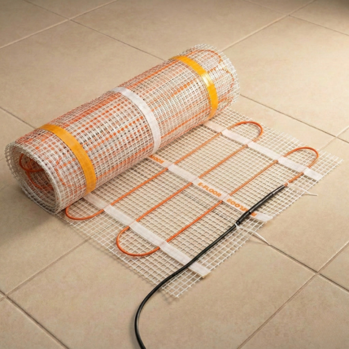 Plancher chauffant électrique 160 W/m2 sous carrelage 70 à 2600 W