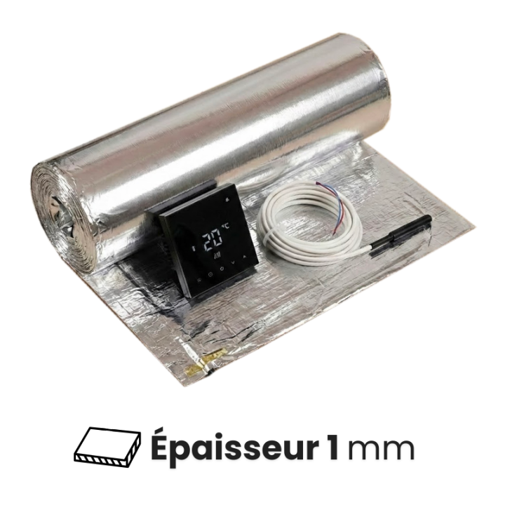 Kit plancher chauffant électrique - Thermostat Wi-Fi - 140W à 1400W