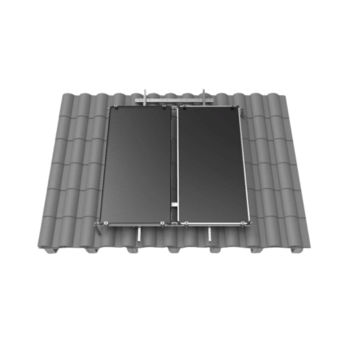 Fixation surimposée à la toiture pour panneaux solaires thermiques ASTREA - Thermador