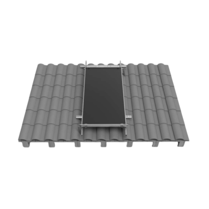 Fixation surimposée à la toiture pour panneaux solaires thermiques ASTREA - Thermador