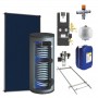 Kit chauffe-eau solaire - échangeur double - 200L