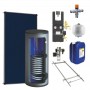 Kit chauffe-eau solaire - échangeur simple - 200L