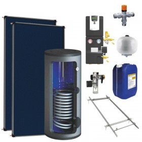Kit chauffe-eau solaire - échangeur simple - 300L