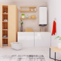 Chauffe-eau électrique carré vertical mural Quadris 120L - Ariston - 3060883