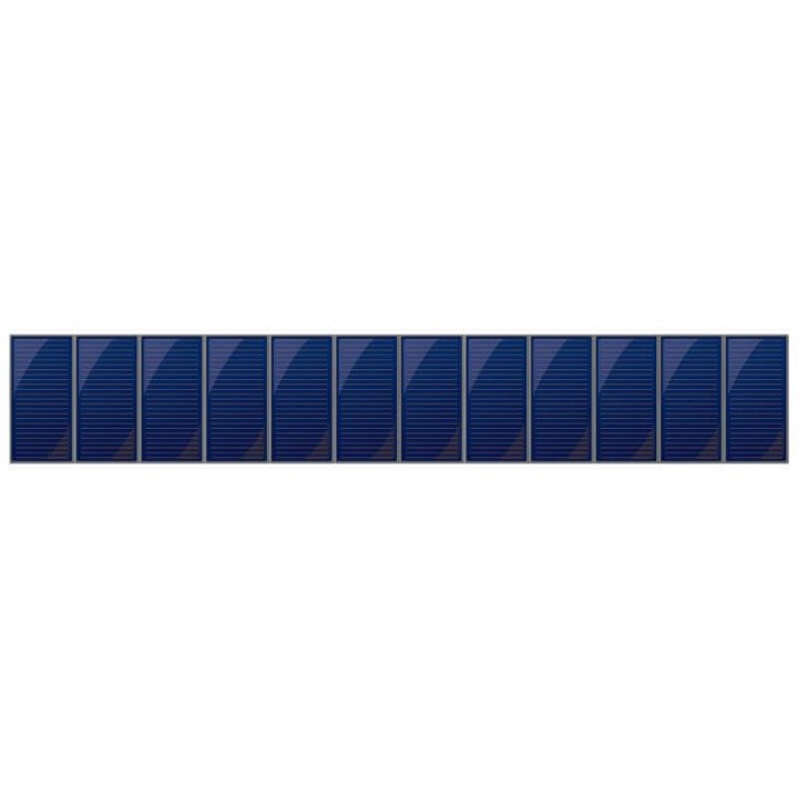 panneaux solaires 21 000 W chauffage combiné portrait 1 rangée de 12 panneaux