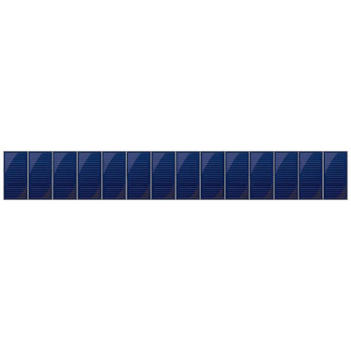 panneaux solaires 25 000 W chauffage combiné portrait 1 rangée de 14 panneaux