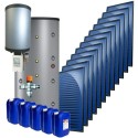 Kit système solaire combiné - 1500L - pour maison de 180 à 240m²