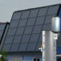 kit 10 kW autovidangeable chauffage solaire combiné, intégration des panneaux