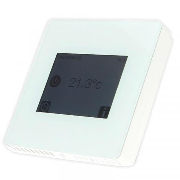 Thermostat programmable avec contrôle par WIFI blanc