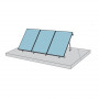 Fixations toiture terrasse 45° pour capteur solaire CS 2.0