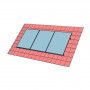 Support fixation surimposition toiture panneaux solaire CS 2.0 FCS
