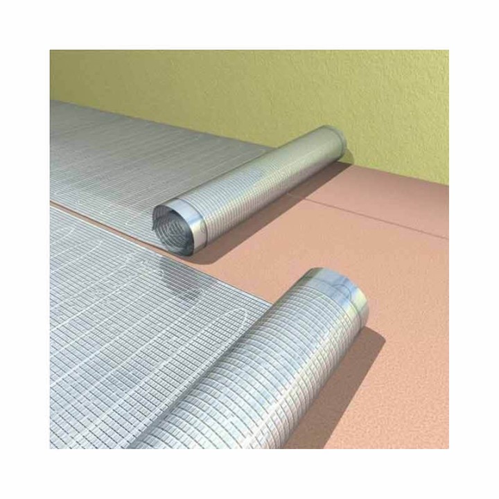 Trame chauffante électrique 80 W/m² en aluminium prêt à poser