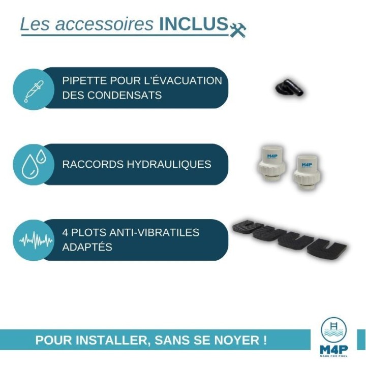 Pompe à chaleur piscine ECOPAC avec puissance au choix de 4 à 11 kW