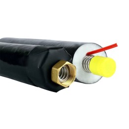 Tube inox twin solaire DN 16 de 10 à 50 mètres / isolation 13 mm