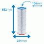 Filtre piscine UNICEL UHD SR100 compatible PSR100-4, FC-2550, 81003, 100GPM-TX, 100 TX, 3100TXR, II PTM100