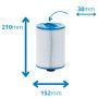 Filtre spa UNICEL 6CH 940 compatible PWW50, FC-0359, 60401, PWW50-m, PWW50P3, SC714