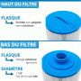 Filtre spa UNICEL 6CH 940 compatible PWW50, FC-0359, 60401, PWW50-m, PWW50P3, SC714