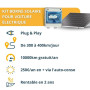 Borne de recharge solaire - Kit panneau + borne