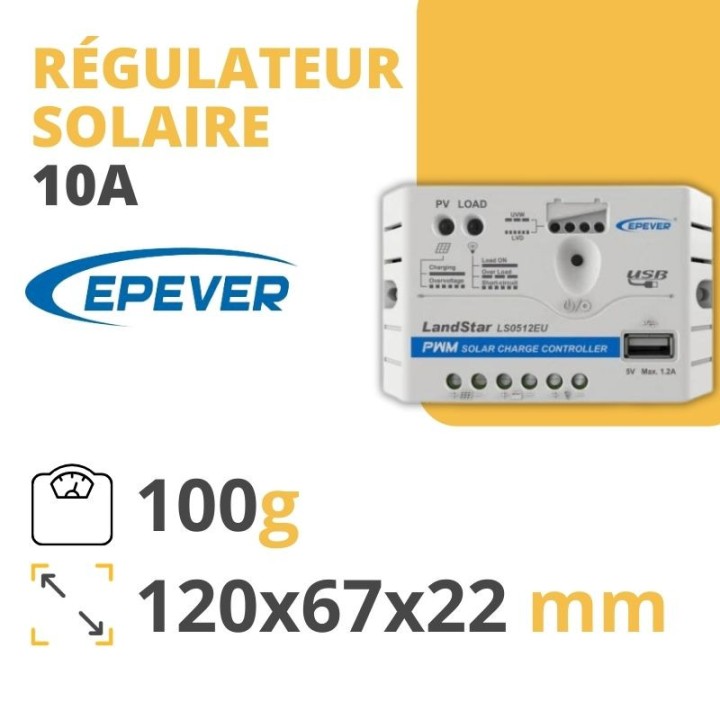 Kit panneau solaire souple pour camping-car, van, bateau, tiny house