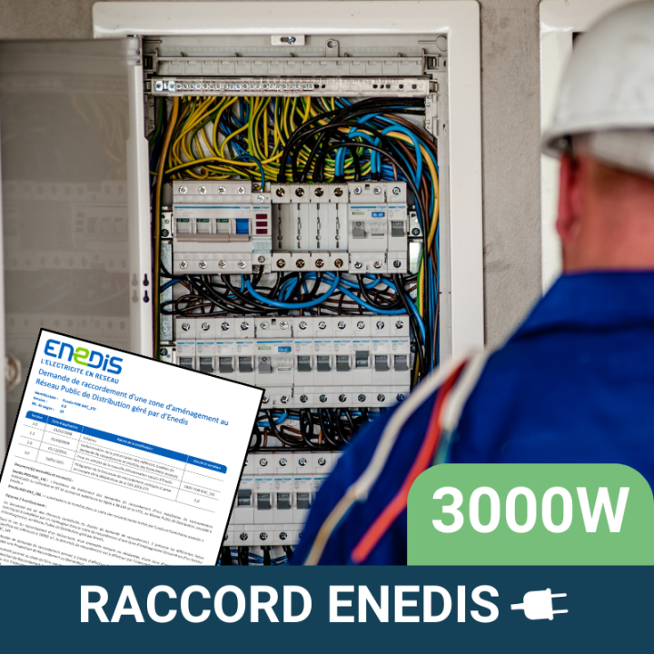 Raccordement Enedis - 3kW à 9kW