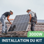 Installation de votre kit photovoltaïque de 3kW