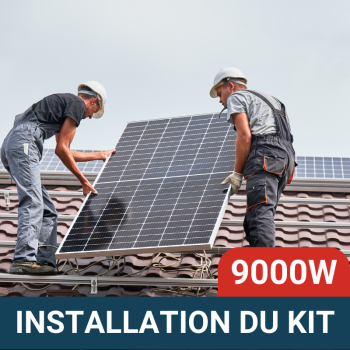 Installation de votre kit photovoltaïque de 9kW