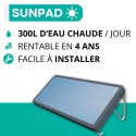 Chauffe-eau solaire monobloc et autonome (SUNPAD) - 300L