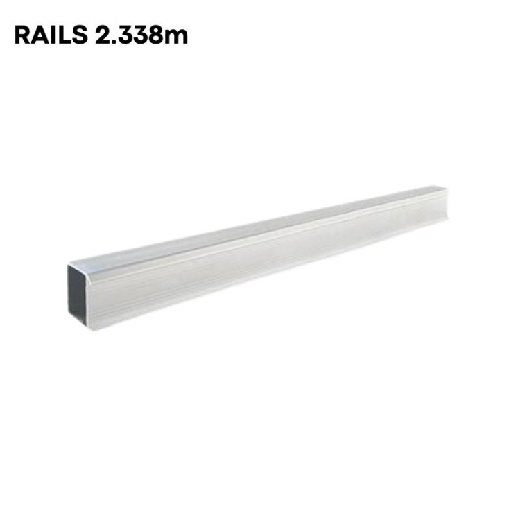 Rail Aluminum 2,20 m pour fixation de panneaux solaires