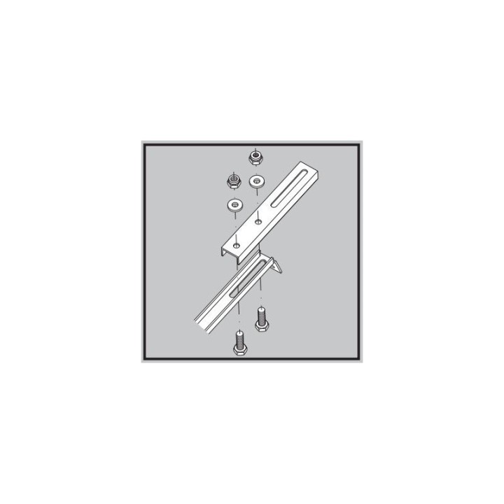 Bac à lester de fixation au sol pour panneaux solaires Consol+ RENUSOL