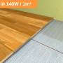 Plancher chauffant électrique sous parquet - 140 W/m²