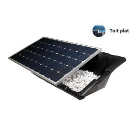 Bac à lester fixation panneau solaire pour toit plat (CONSOLE+) - Renusol