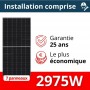 Kit solaire Longi - Autoconsommation 2975W - Avec installation
