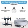 Kit plancher chauffant hydraulique - collecteur résine - tube multicouche - 30 à 120 m²
