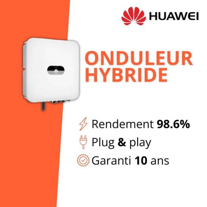Kit solaire photovoltaïque Dualsun 3 à 9kWc avec batterie Huawei
