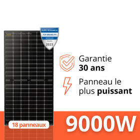 Kit solaire DualSun 500 Wc pour autoconsommation de 9000W