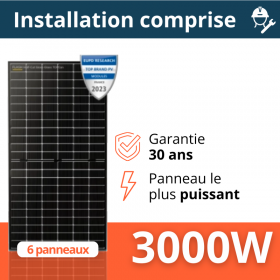 Kit solaire Dualsun avec installation - Autoconsommation de 3000W